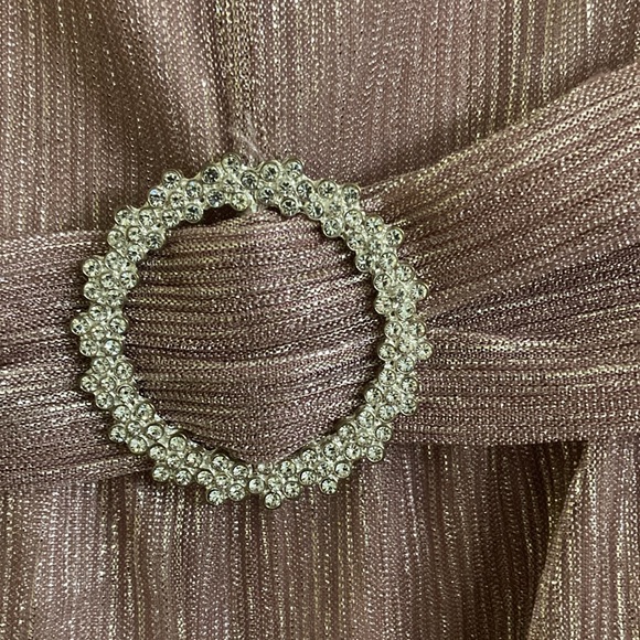 Forever 21 Tiered Babydoll Metallic Dress - Picture 3 of 13